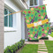 Luau Party House Flags - Double Sided - LIFESTYLE
