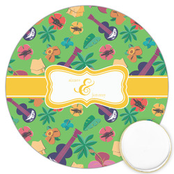 Luau Party Printed Cookie Topper - 3.25" (Personalized)