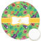 Luau Party Icing Circle - Large - Front