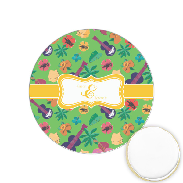 Custom Luau Party Printed Cookie Topper - 1.25" (Personalized)
