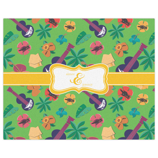 Luau Party Indoor / Outdoor Rug - 8'x10' - Front Flat