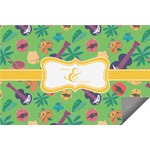 Luau Party Indoor / Outdoor Rug - 8'x10' (Personalized)