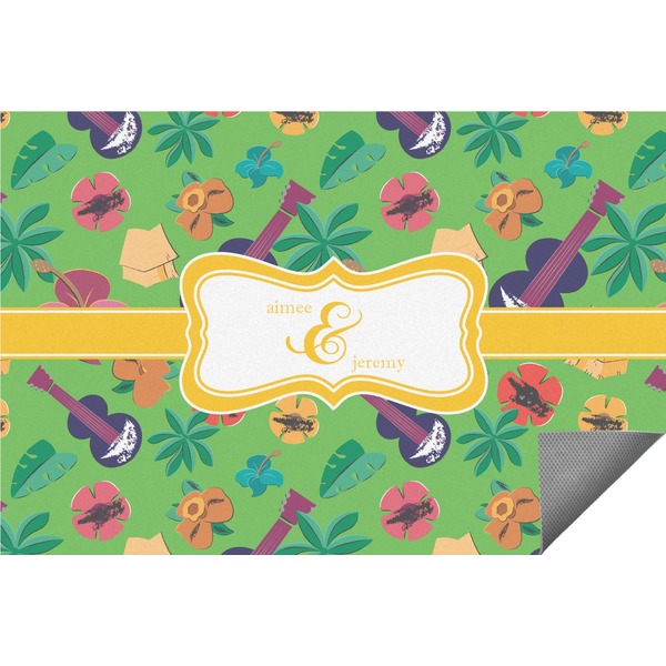 Custom Luau Party Indoor / Outdoor Rug - 2'x3' (Personalized)