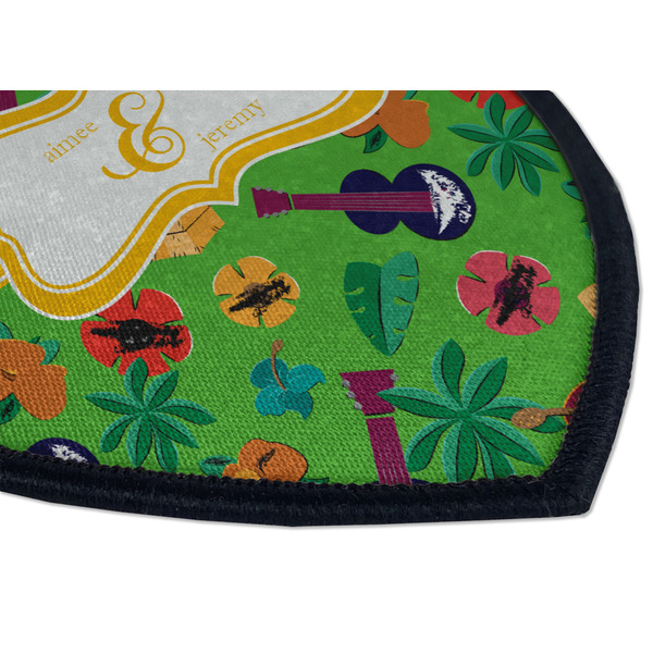 Luau Party Iron on Shield 3 Detail