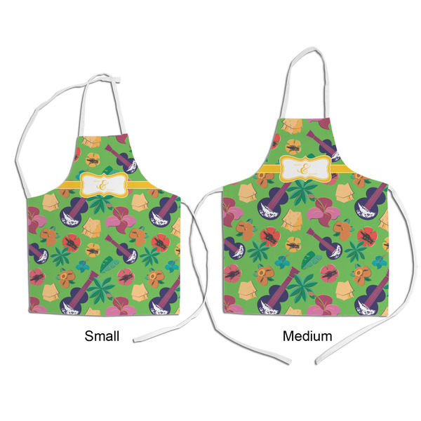 Luau Party Kid's Aprons - Comparison