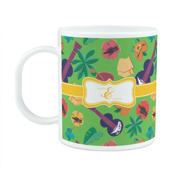 Custom Luau Party Plastic Kids Mug (Personalized)