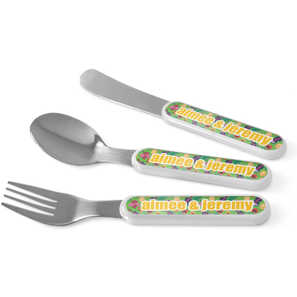 Custom Luau Party Kid's Flatware (Personalized)