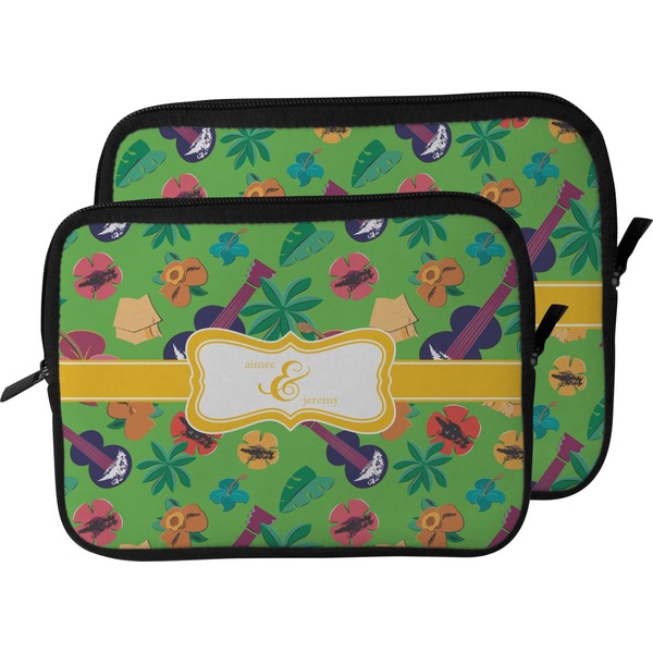 Luau Party Laptop Sleeve (Size Comparison)