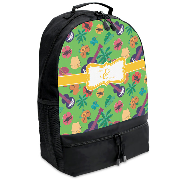 Custom Luau Party Backpacks - Black (Personalized)