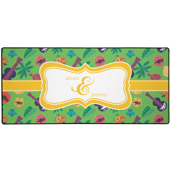 Custom Luau Party 3XL Gaming Mouse Pad - 35" x 16" (Personalized)