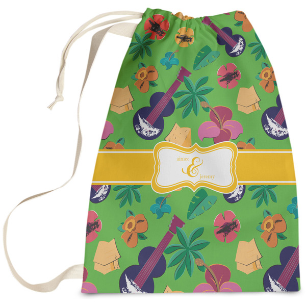 Custom Luau Party Laundry Bag - Large (Personalized)