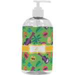 Luau Party Plastic Soap / Lotion Dispenser (16 oz - Large - White) (Personalized)