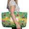 Luau Party Large Rope Tote Bag - In Context View