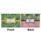 Luau Party Large Zipper Pouch Approval (Front and Back)