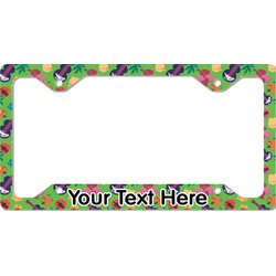 Luau Party License Plate Frame - Style C (Personalized)