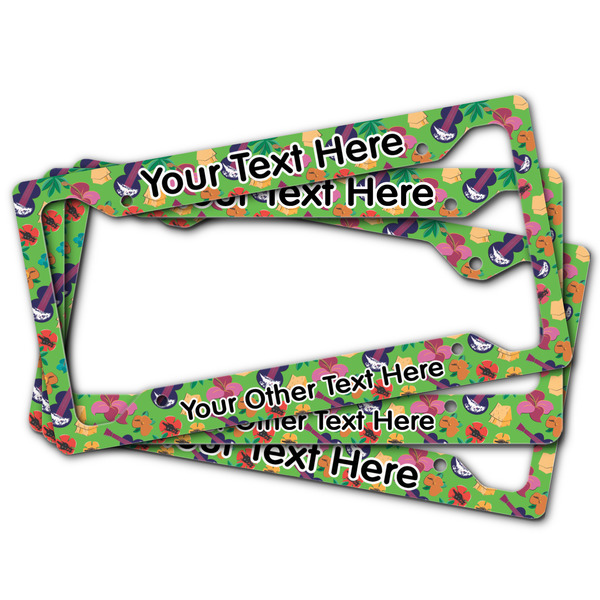 Luau Party License Plate Frames - (PARENT MAIN)