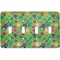 Luau Party Light Switch Cover (4 Toggle Plate)
