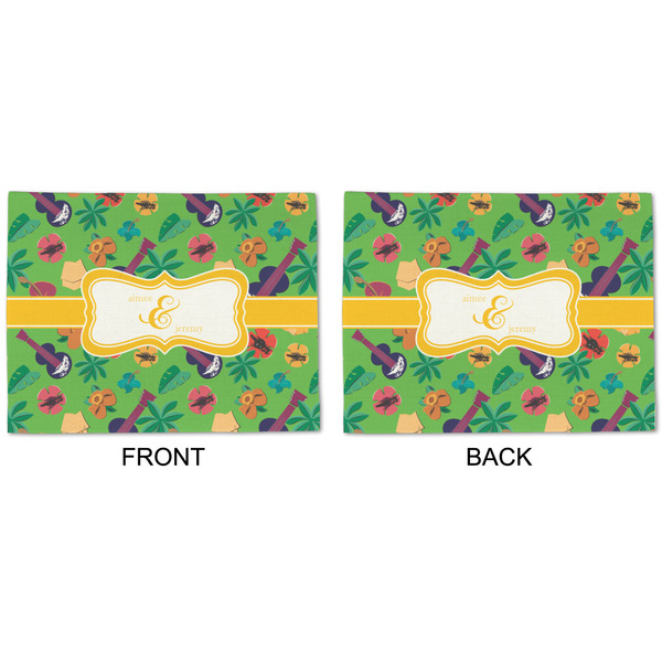 Luau Party Linen Placemat - APPROVAL (double sided)