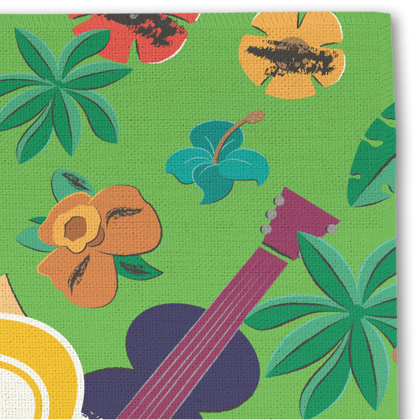 Luau Party Linen Placemat - DETAIL