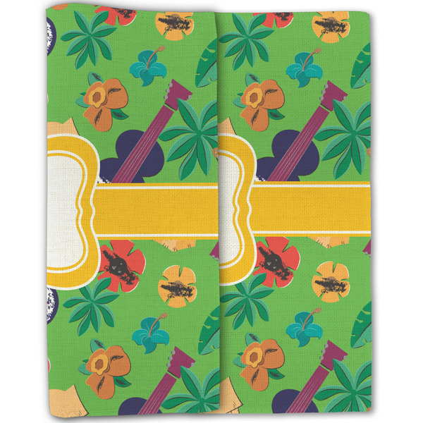 Luau Party Linen Placemat - Folded Half (double sided)