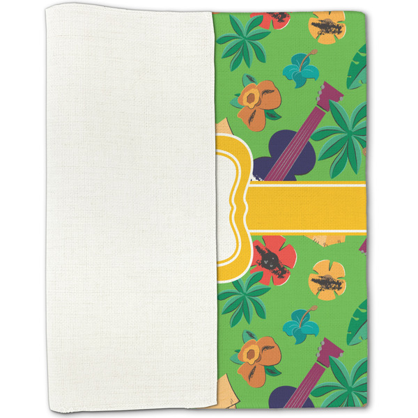 Luau Party Linen Placemat - Folded Half