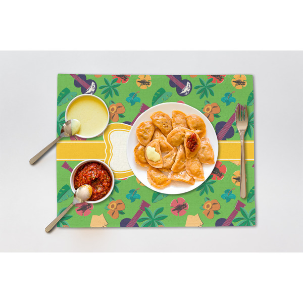 Luau Party Linen Placemat - Lifestyle (single)