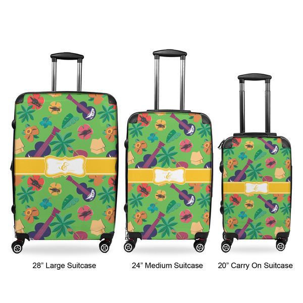 Luau Party Luggage Bags all sizes - With Handle