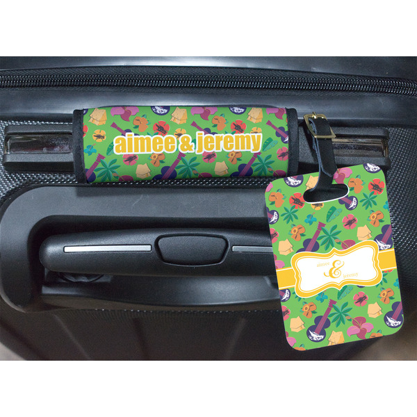 Luau Party Luggage Wrap & Tag