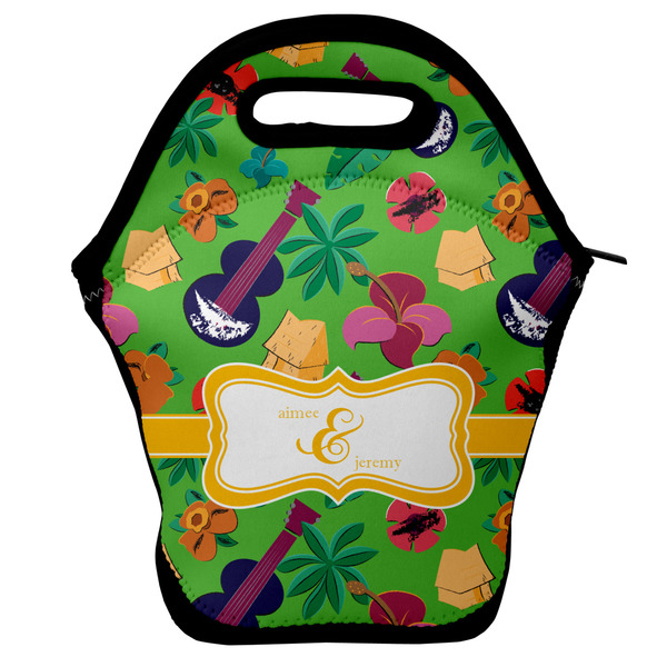 Custom Luau Party Lunch Bag w/ Couple's Names