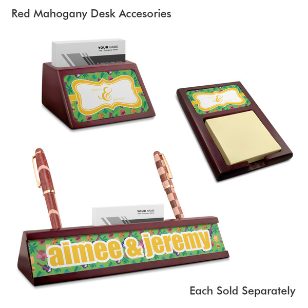 Luau Party Mahogany Desk Accessories
