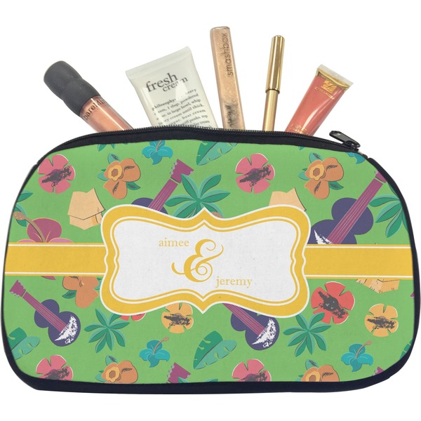Custom Luau Party Makeup / Cosmetic Bag - Medium (Personalized)