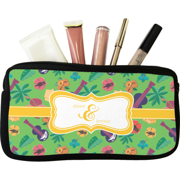 Custom Luau Party Makeup / Cosmetic Bag (Personalized)