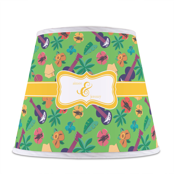 Luau Party Poly Film Empire Lampshade - Front View