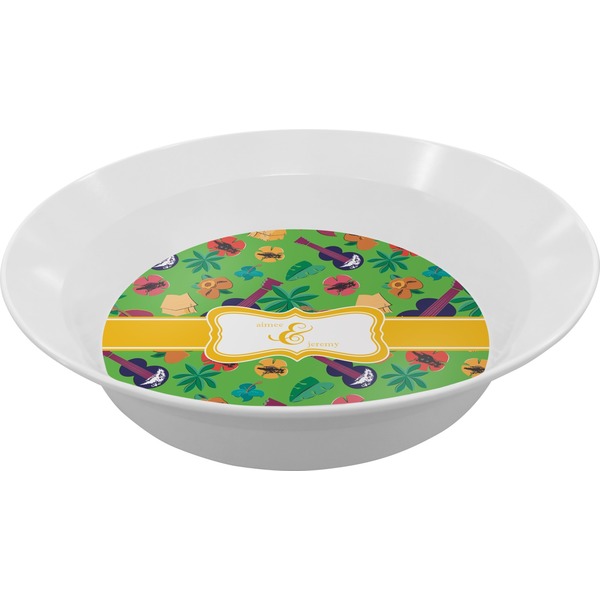 Custom Luau Party Melamine Bowl (Personalized)