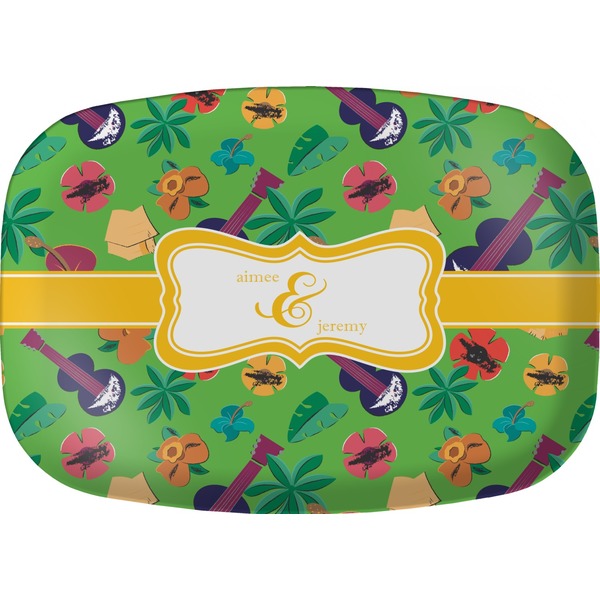 Custom Luau Party Melamine Platter (Personalized)