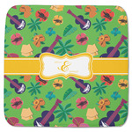Luau Party Memory Foam Bath Mat - 48"x48" (Personalized)