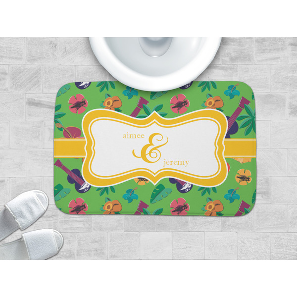 Luau Party Memory Foam Bath Mat - LIFESTYLE 34x21