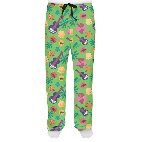Luau Party Men's Pjs Front - on model