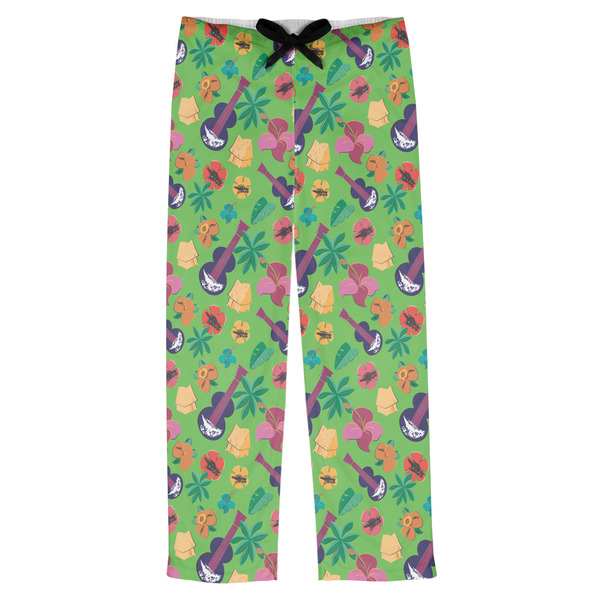Custom Luau Party Mens Pajama Pants - S