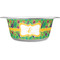 Luau Party Stainless Steel Dog Bowl - Large (Personalized)