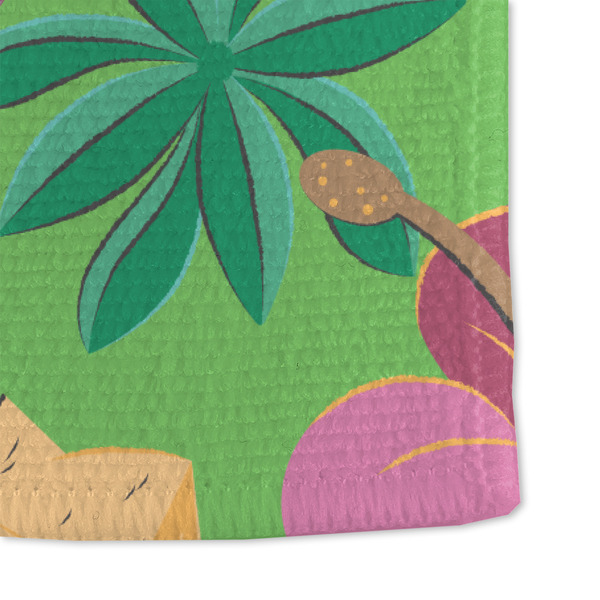 Luau Party Microfiber Dish Towel - DETAIL