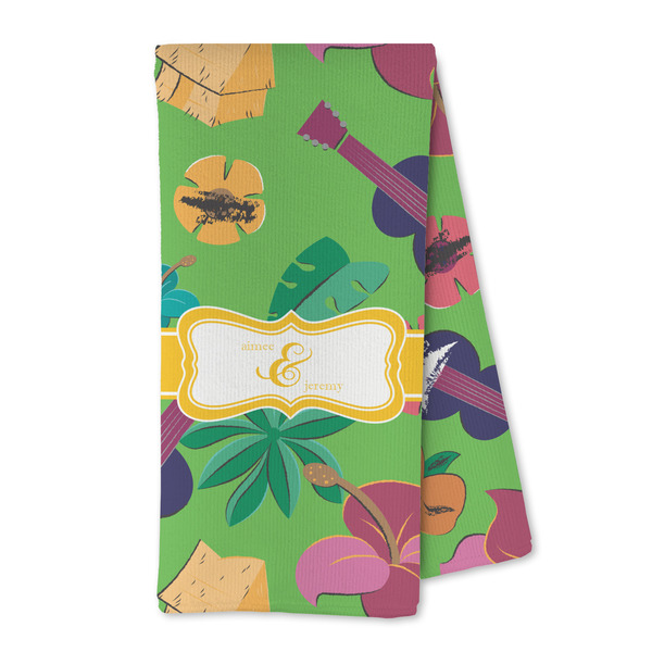 Custom Luau Party Kitchen Towel - Microfiber (Personalized)