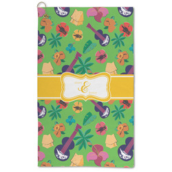 Luau Party Microfiber Golf Towel (Personalized)