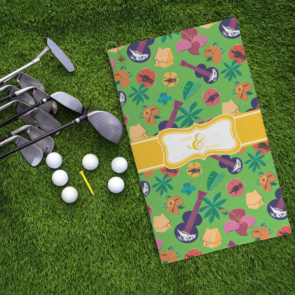 Luau Party Microfiber Golf Towels - LIFESTYLE