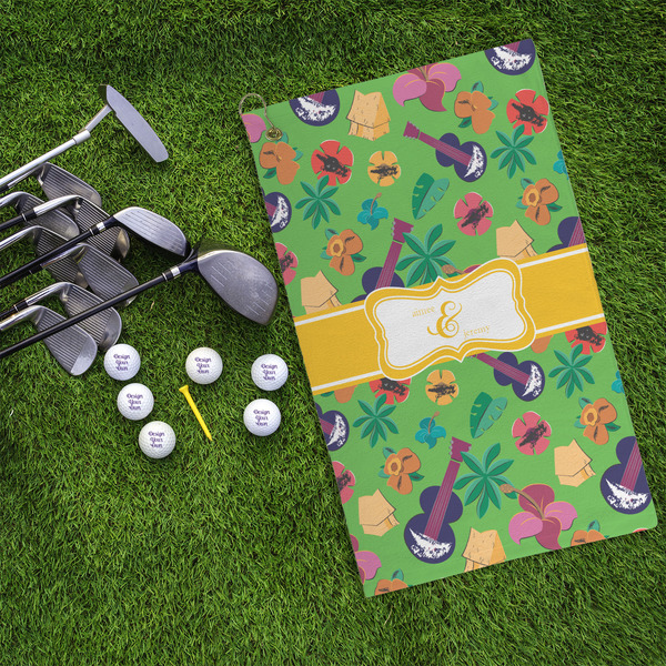 Luau Party Microfiber Golf Towels - LIFESTYLE