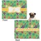 Luau Party Microfleece Dog Blanket - Regular - Front & Back