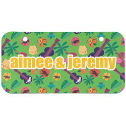 Luau Party Mini/Bicycle License Plate (2 Holes) (Personalized)