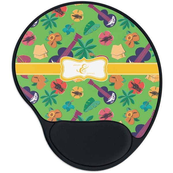 Custom Luau Party Mouse Pad with Wrist Support