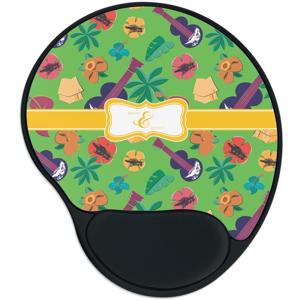 Custom Luau Party Mouse Pad with Wrist Support