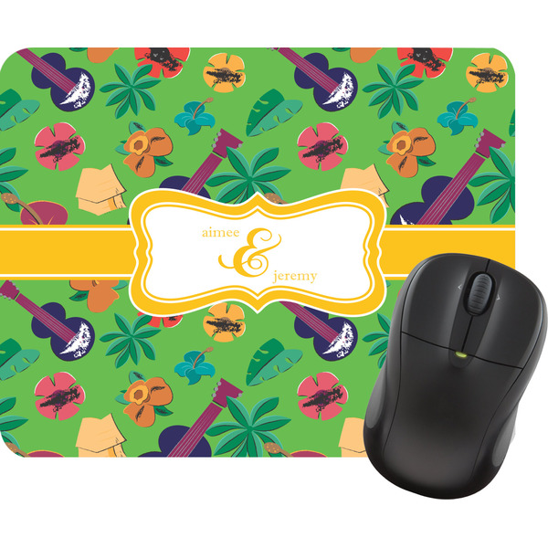 Custom Luau Party Rectangular Mouse Pad (Personalized)